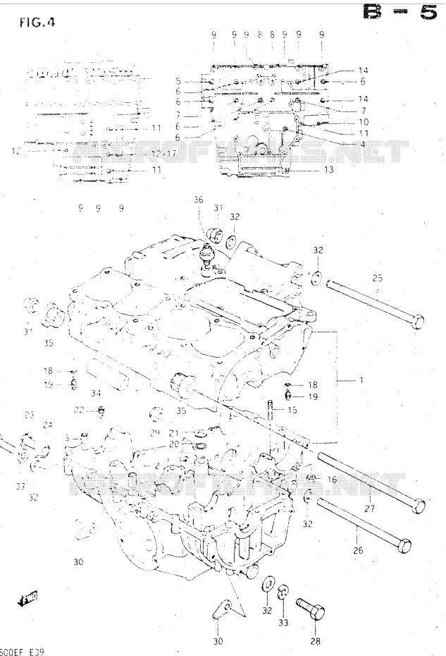 CASING Suzuki MOTO 500 GSX-E 1984  GSX500ESE(E39)