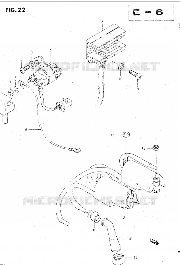 ELEKTRISCH Suzuki MOTO 500 GSX-E 1984  GSX500EE(E39)