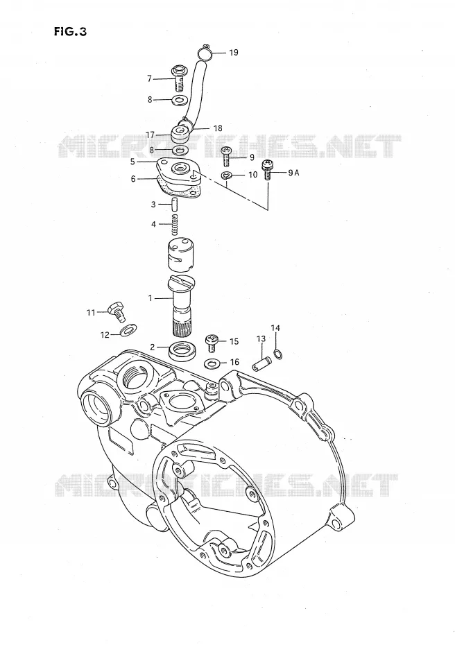 KOPPELINGSUMP - OLIEPOMP Suzuki MOTO 50 JR 1994  JR50R(P28)