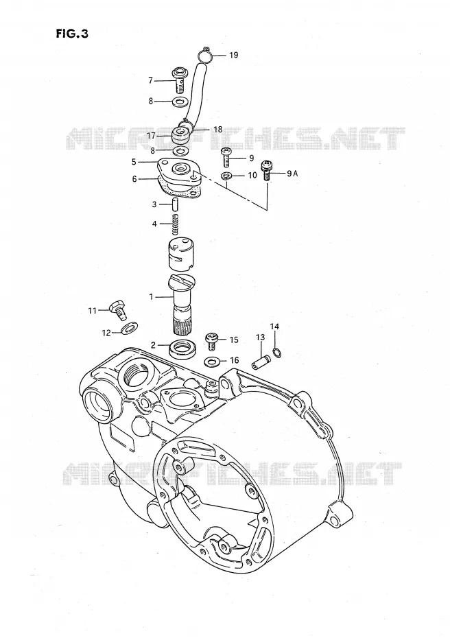 KOPPELINGSUMP - OLIEPOMP Suzuki MOTO 50 JR 1994  JR50R(P3)