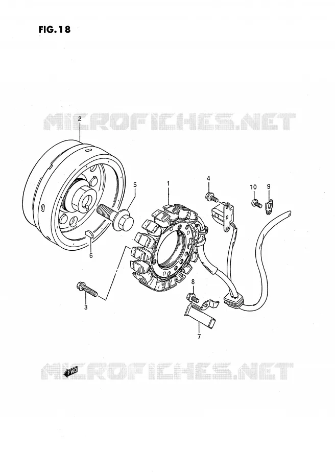 ONTSTEKING Suzuki MOTO 650 SAVAGE 1986  LS650PG(E2)