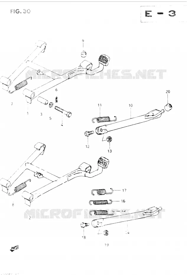 STAND Suzuki MOTO 400 GSX 1986  GSX400EG(E2)