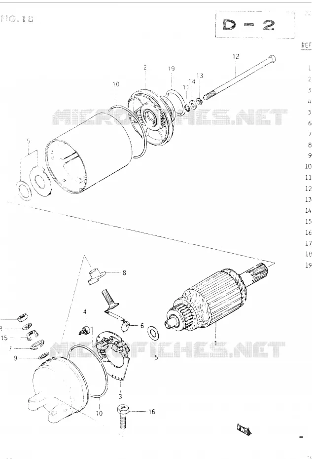 STARTMOTOR Suzuki MOTO 400 GSX 1984  GSX400SE(E2)