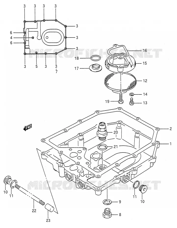 SUMP Suzuki MOTO 600 GSX-F 1996  GSX600FT(E28)