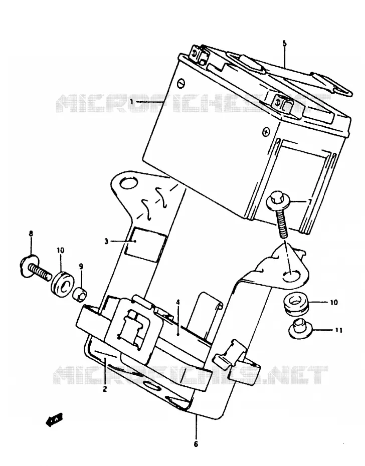 ACCU Suzuki MOTO 125 RG 1994  RG125FR(N/P/R)
