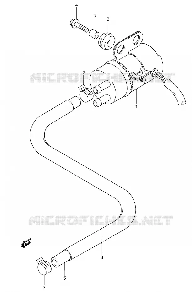 BENZINE POMP Suzuki MOTO 600 RF 1993  RF600RUP(E2)