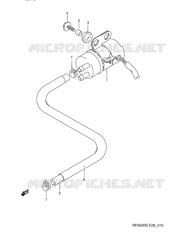 BENZINE POMP Suzuki MOTO 600 RF 1995  RF600RS(E28)