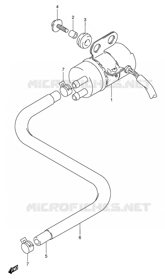 BENZINE POMP Suzuki MOTO 900 RF 1998  RF900RW(E2)
