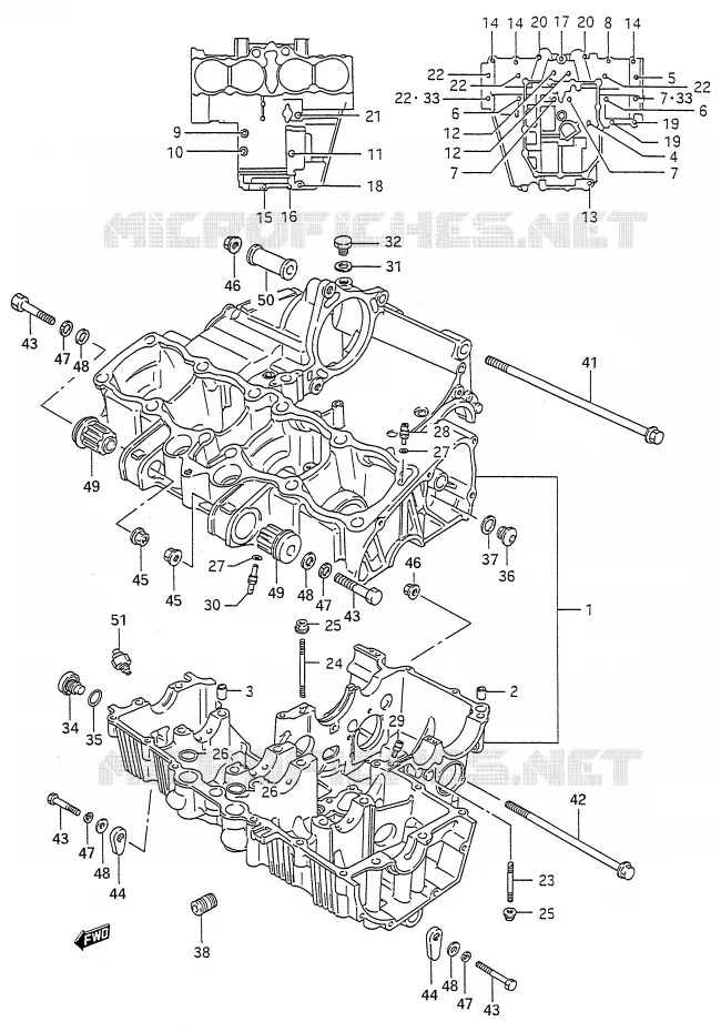 CASING Suzuki MOTO 600 GSX-F 1988  GSX600FJ(E28)