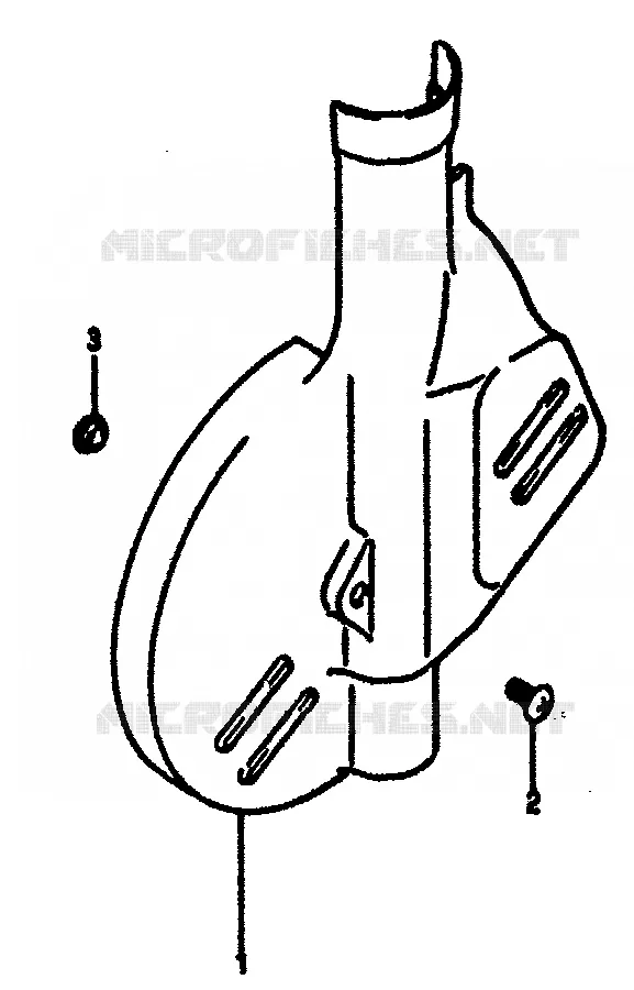 DISC COVER (OPTIONNEL) MODELE F Suzuki MOTO 125 RM 1984  RM125E(E/F)