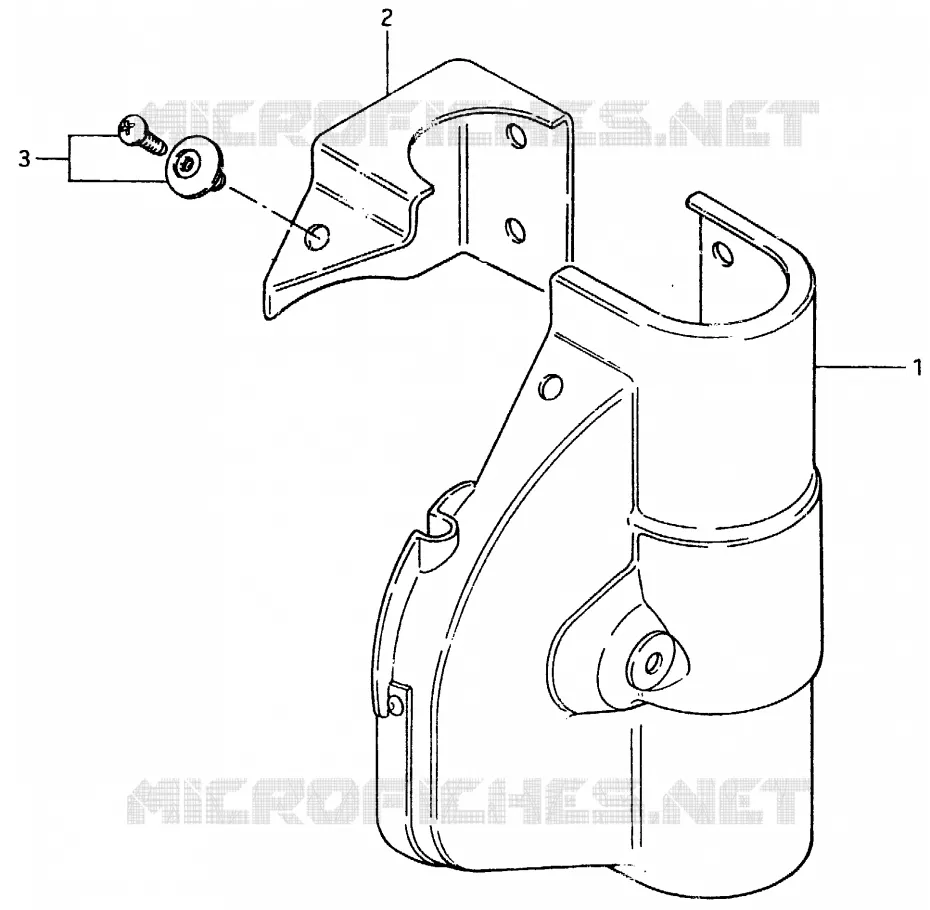 KLEP (OPTIONNEL) Suzuki MOTO 500 RM 1984  RM500E(D/E)