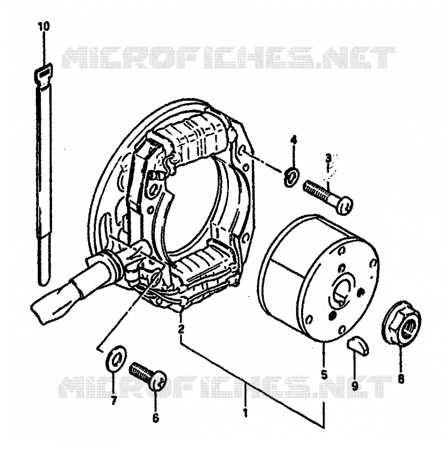 ONTSTEKING Suzuki MOTO 125 RM 1984  RM125E(E/F)