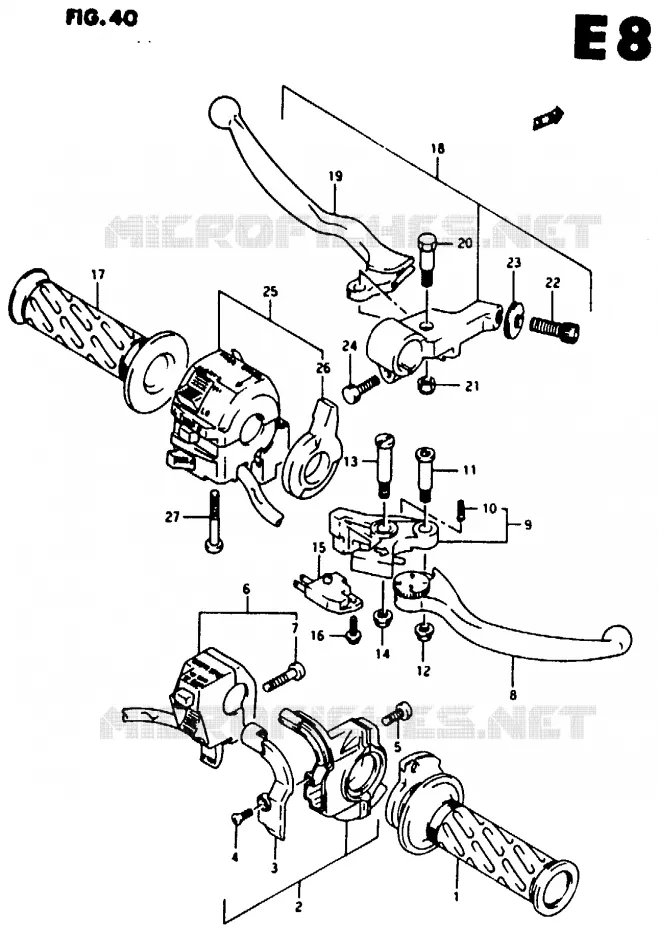 SCHAKELAARS Suzuki MOTO 125 RG 1992  RG125FN(N/P/R)