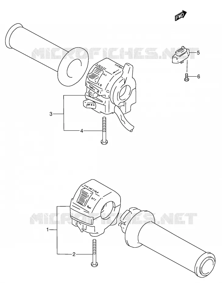 SCHAKELAARS Suzuki MOTO 600 RF 1995  RF600RUS(E2)