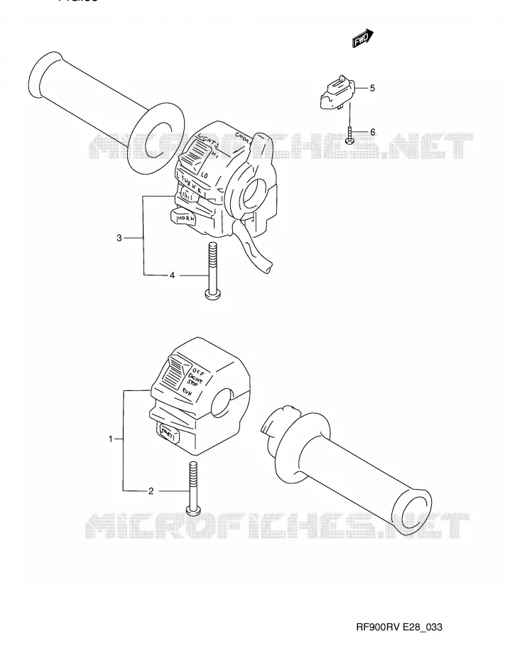 SCHAKELAARS Suzuki MOTO 900 RF 1994  RF900RR(E28)