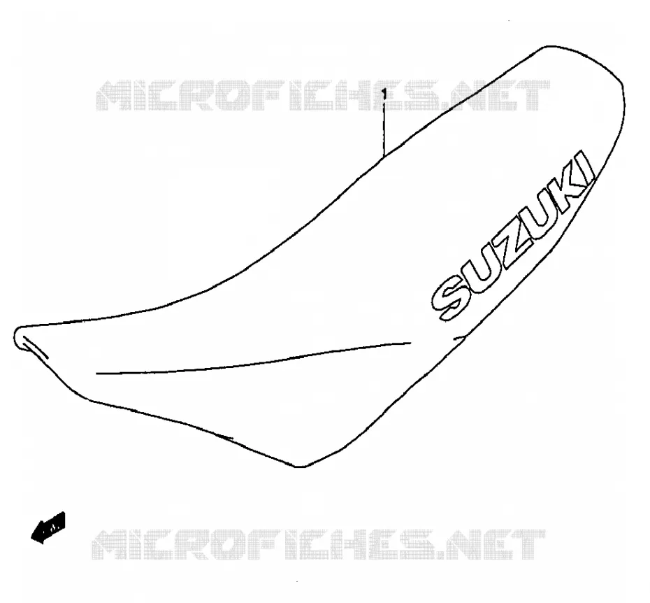 SEAT Suzuki MOTO 250 RM 2000  RM250Y(T/V/W/X/Y)