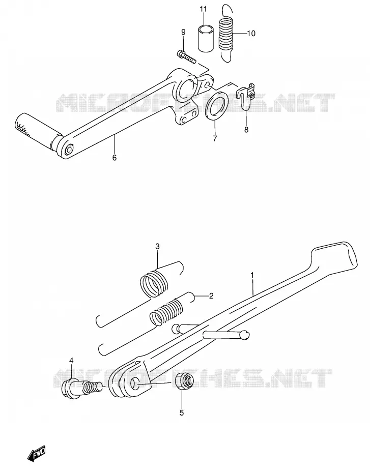 STAND Suzuki MOTO 600 RF 1993  RF600RP(E2)