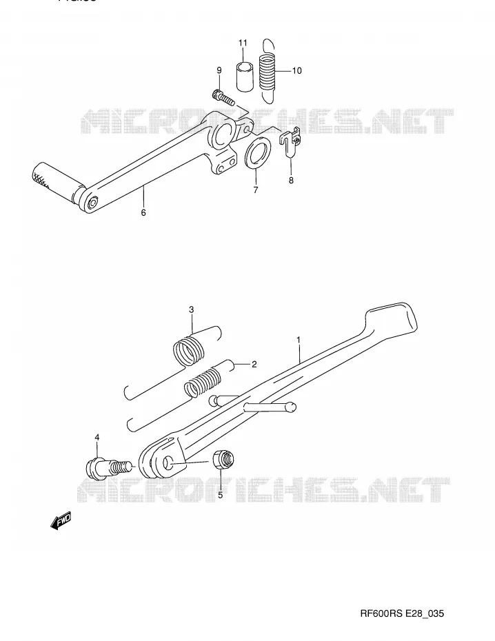 STAND Suzuki MOTO 600 RF 1994  RF600RR(E28)