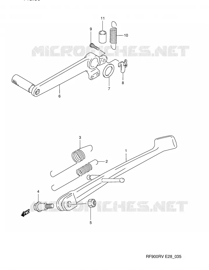 STAND Suzuki MOTO 900 RF 1994  RF900RR(E28)