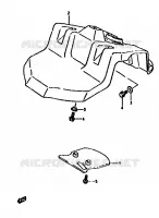 FRONT FENDER voor Suzuki ADDRESS 50 1994