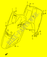 LEG SHIELD (MODELE M/P) voor Suzuki ADDRESS 100 2000
