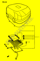 SADDLE BOX (OPTIONNEL) voor Suzuki AP 50 1996