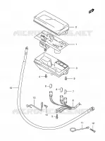 SNELHEIDSMETER voor Suzuki BURGMAN 150 1996