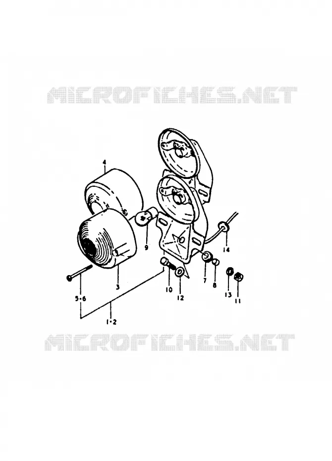 ACHTERLICHT (A100-4,K,L) Suzuki MOTO 100 A100 1991  A100M(K/L/M/N/4)