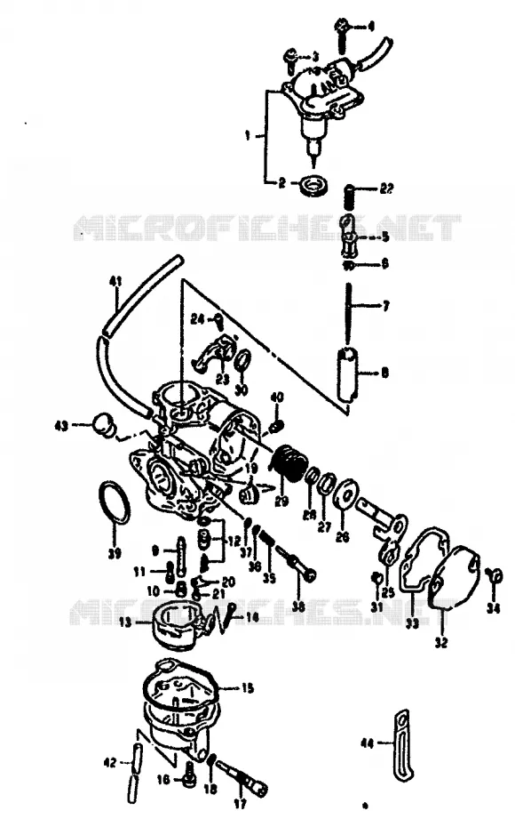 CARBURATOR Suzuki SCOOTER 50 ADDRESS 1994  AH50GR(N/R)