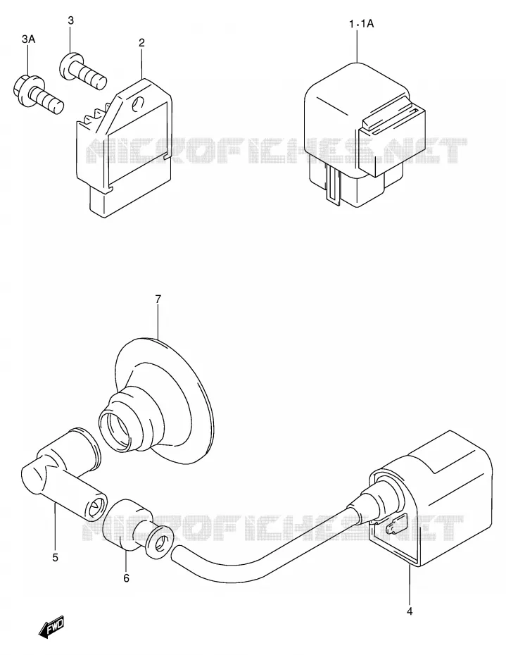 ELEKTRISCH Suzuki SCOOTER 100 ADDRESS 1997  AG100V(E71)