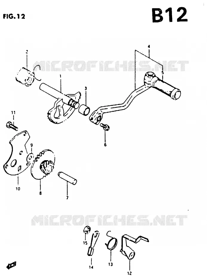 KICKSTARTER Suzuki SCOOTER 50 CP 1995  CP50CHFS