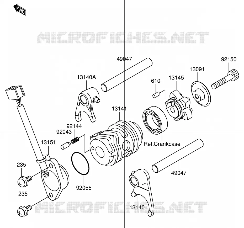 LOOP / SELECTIEVORK Suzuki MOTO 110 DR-Z 2003  DR-Z110K3(E28)