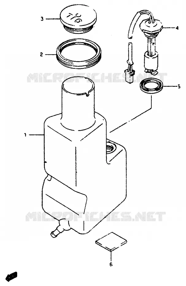 OLIE TANK Suzuki SCOOTER 50 AP 1994  AP50R(R/S/T)