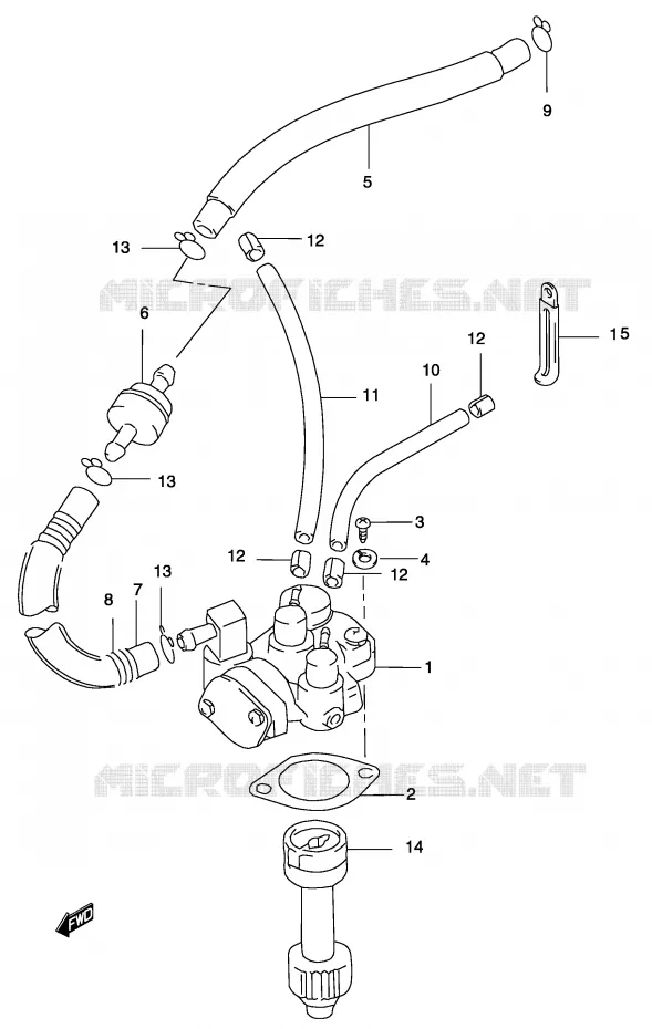 OLIEPOMP (MODELE K1) Suzuki SCOOTER 50 KATANA 2001  AY50K1(P19)