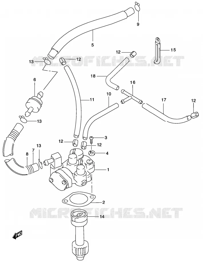 OLIEPOMP (MODELE K3/K4) Suzuki SCOOTER 50 KATANA 2003  AY50WK3(P19)