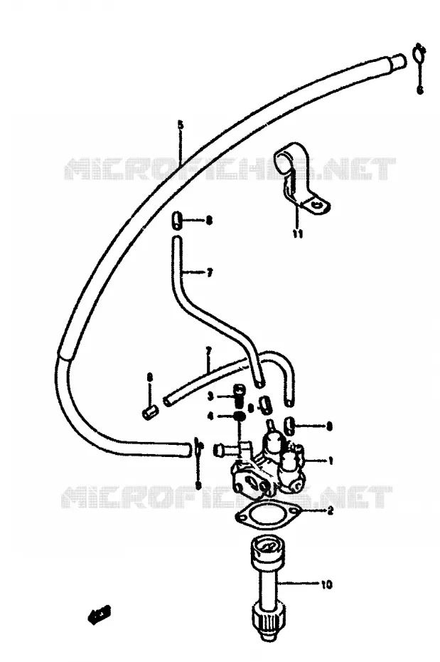 OLIEPOMP (MODELE N) Suzuki SCOOTER 50 ADDRESS 1994  AH50GR(N/R)