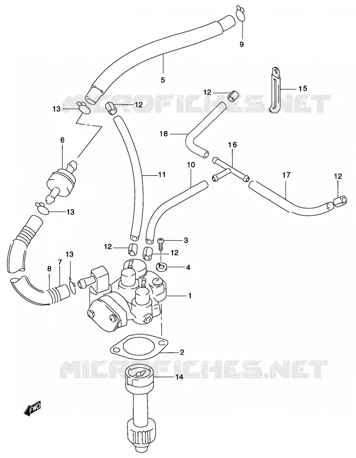 OLIEPOMP (VOIR NOTE) Suzuki SCOOTER 50 KATANA 2004  AY50SK4(P19)