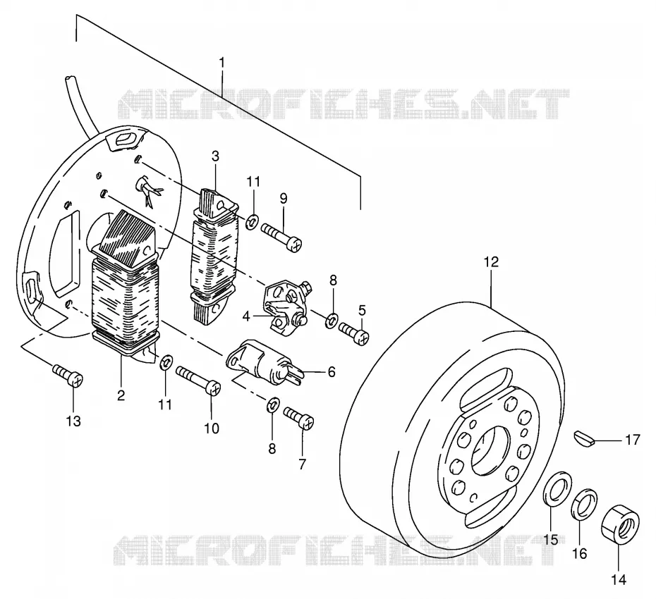 ONTSTEKING Suzuki MOTO 120 BX 1995  BX120S(P97)