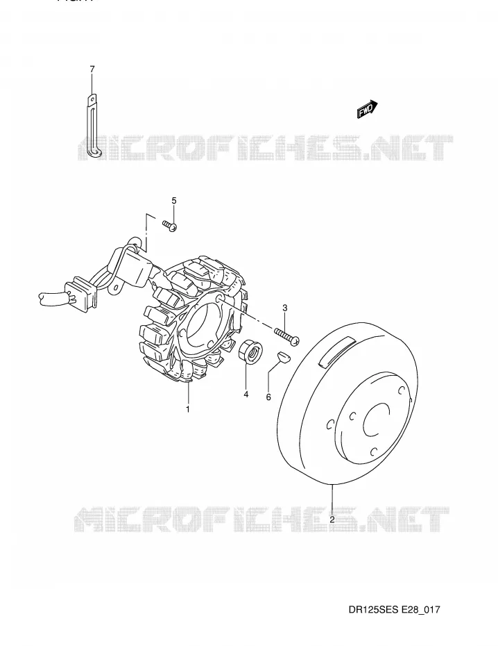 ONTSTEKING Suzuki MOTO 125 DR 1994  DR125SER(E28)