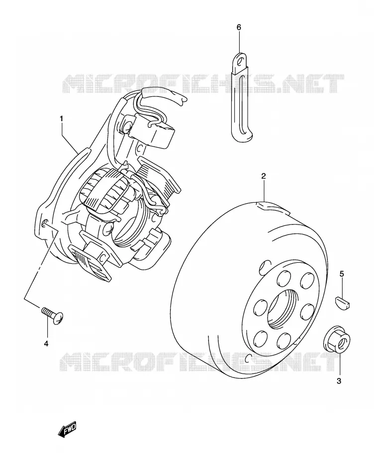 ONTSTEKING Suzuki MOTO 125 DR-Z 2003  DR-Z125K3(E3/E28)