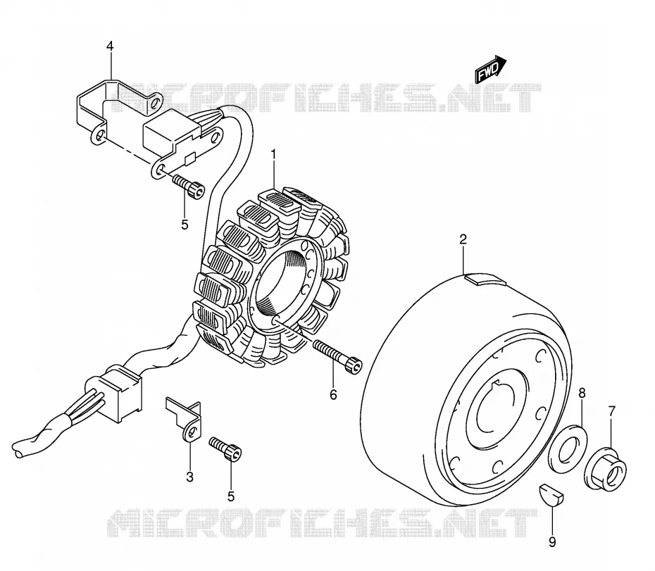 ONTSTEKING Suzuki MOTO 400 DR-Z 2008  DR-Z400SK8(E3/E28)