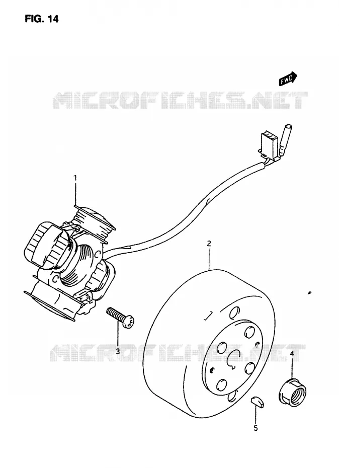 ONTSTEKING Suzuki SCOOTER 50 AP 1996  AP50RFT(T/7/V)