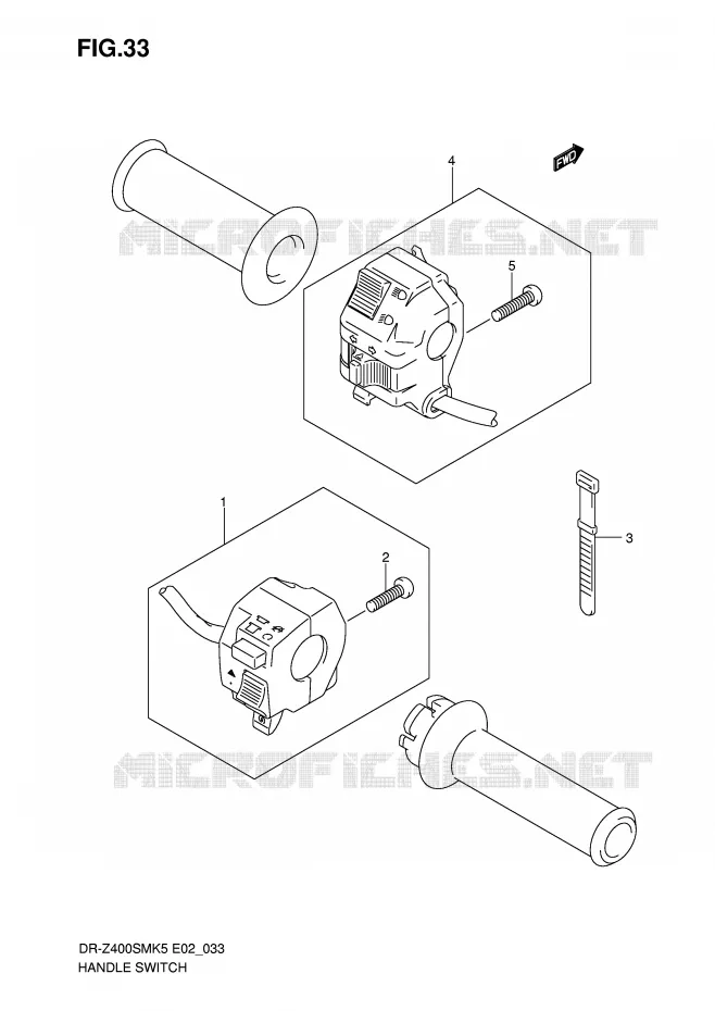 SCHAKELAARS (MODELE K5/K6) Suzuki MOTO 400 DR-Z 2007  DR-Z400SMUK7(E2)