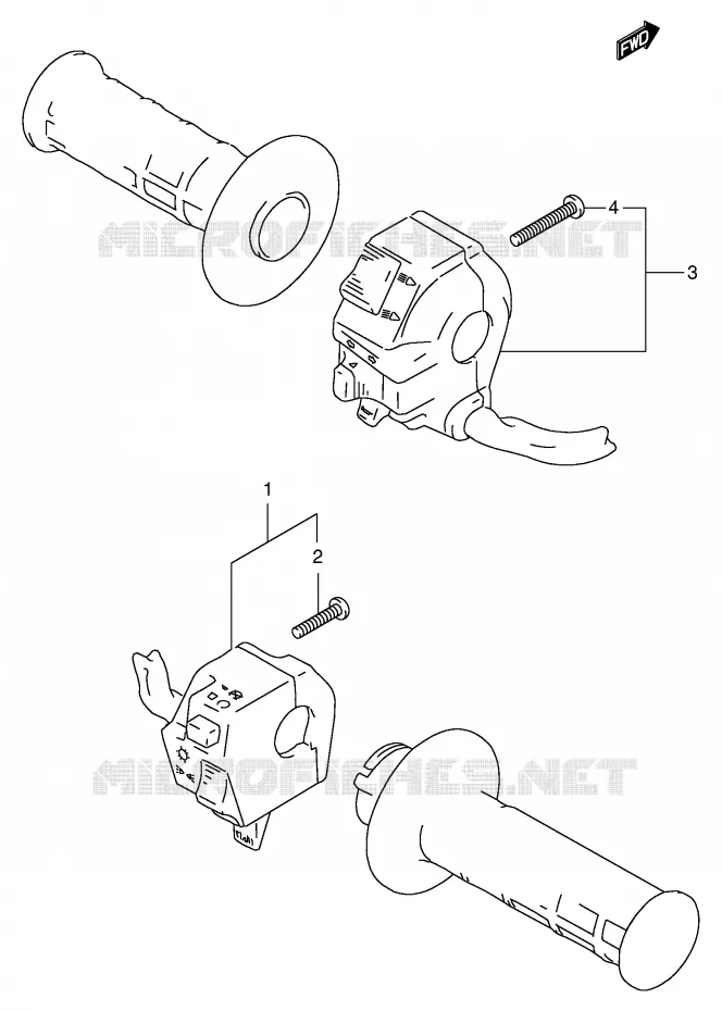 SCHAKELAARS Suzuki MOTO 125 DF 2000  DF125EY(E4)