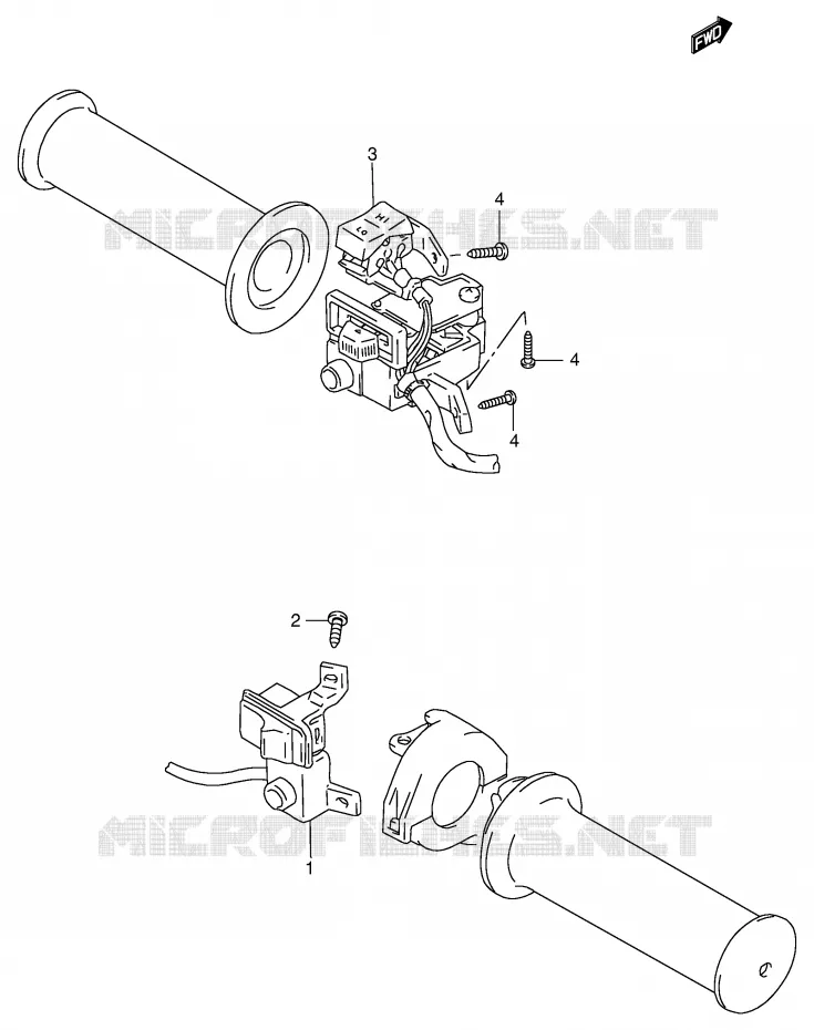 SCHAKELAARS Suzuki SCOOTER 100 ADDRESS 2000  AG100Y(E71)