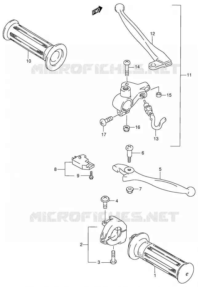 SCHAKELAARS Suzuki SCOOTER 100 ADDRESS 2000  AG100Y(E71)