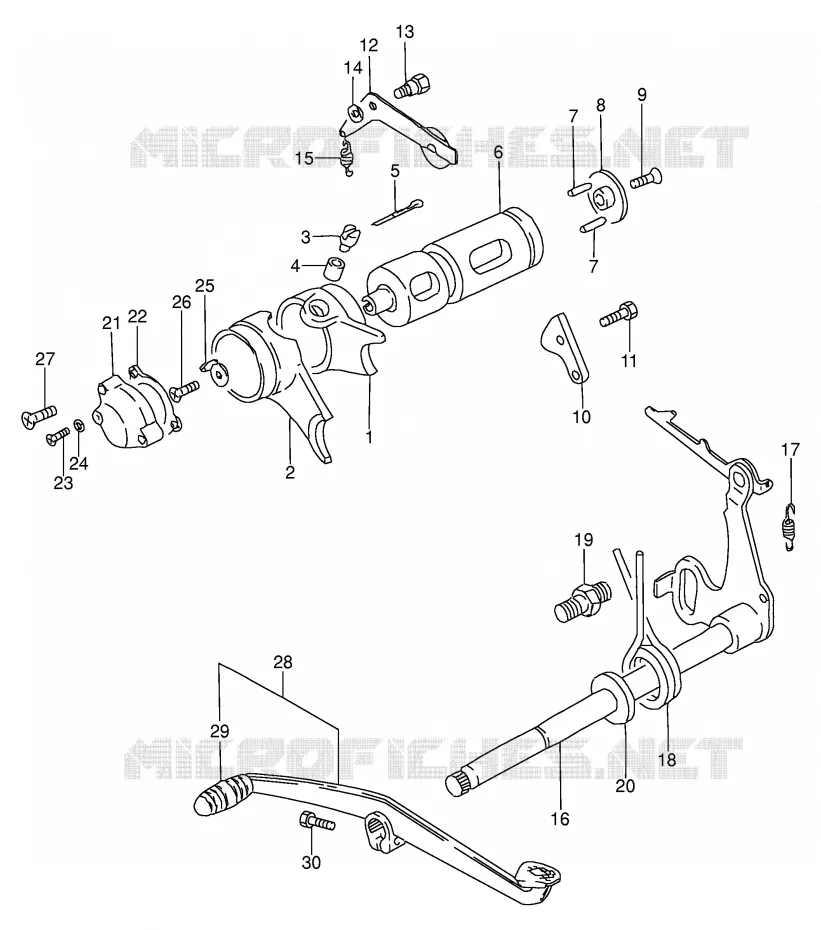 SCHAKELEN ASSY Suzuki MOTO 100 AP 1994  AX100R(E94)