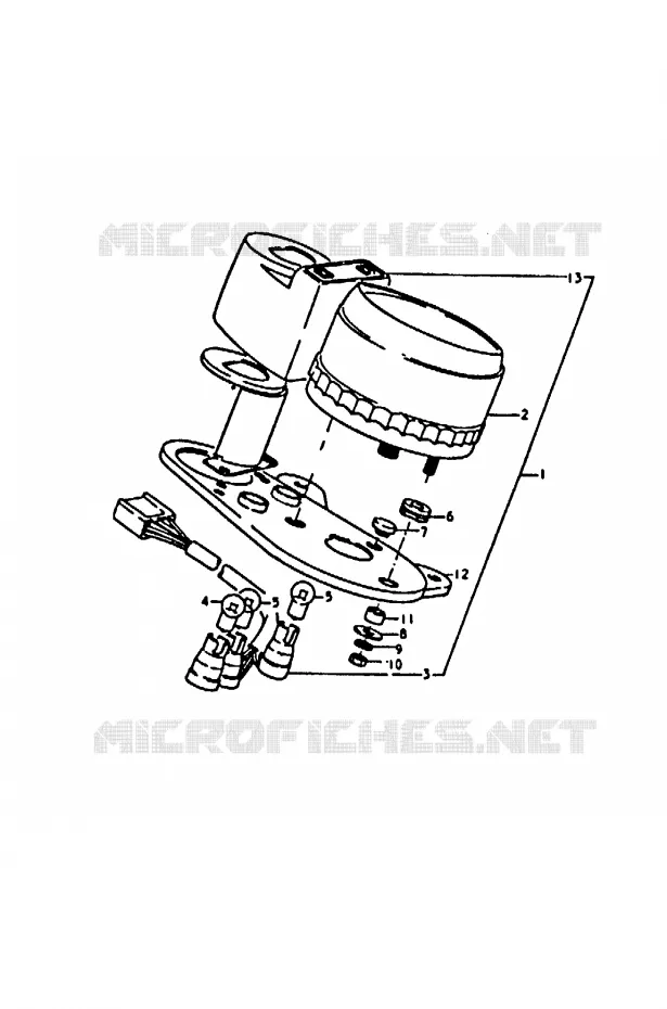 SNELHEIDSMETER (EN KMS) (A100M) Suzuki MOTO 100 A100 1990  A100L(K/L/M/N/4)