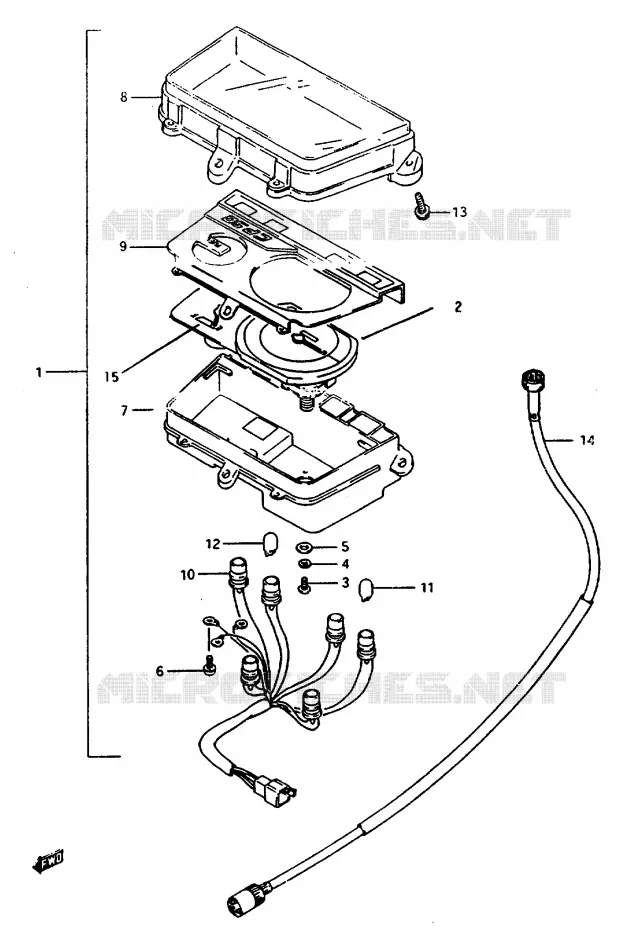 SNELHEIDSMETER Suzuki SCOOTER 50 CP 1991  CP50CHFM