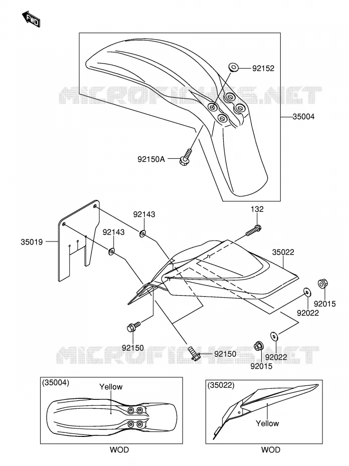 SPATBORD Suzuki MOTO 110 DR-Z 2005  DR-Z110K5(E21)